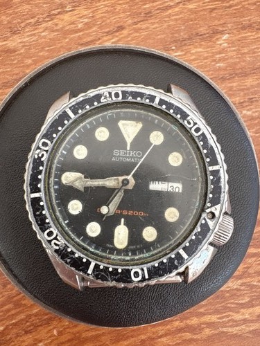 Vintage seiko 6309 729a black - vintage,