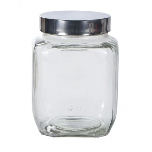 Glass storage jar cannister - 6x,