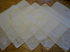 5 Vintage Retro Embroidered