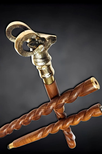 Hand carved twisted wood - twisted,