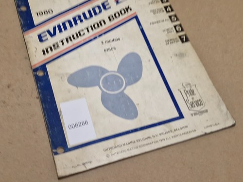 Evinrude 1980 outboard - outboard, motor