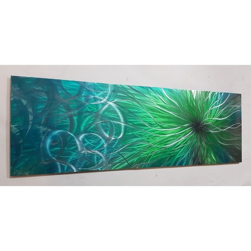 Modern abstract metal wall