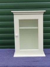 Bathroom cabinet with glass