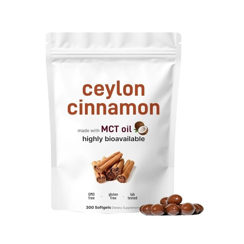 300 softgels ceylon cinnamon - ceylon,