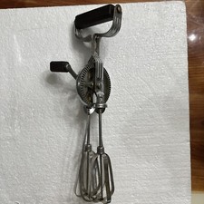 VTG Prestige Egg Beater Hand Mixer Stainless Steel Made In England Retro