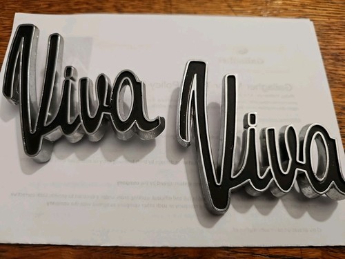 Vauxhall viva metal badges - vauxhall,