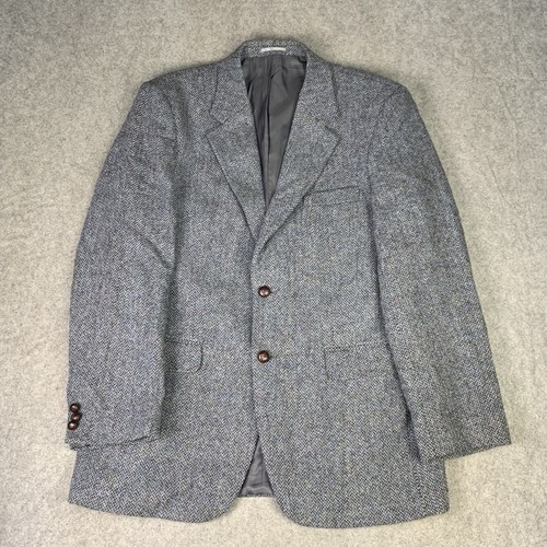 Harris tweed blazer mens 42l - mens,