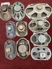  Vintage oval  speakers x 10