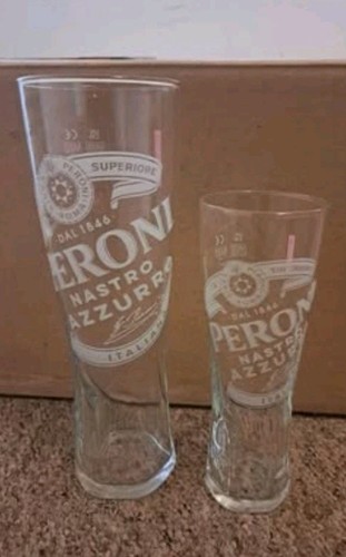Peroni pint glasses - peroni,
