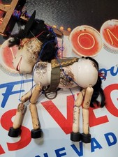 Pelham Puppet   -  Horse With Green saddle...and Black Tail...