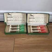Vintage Unicorn Darts Made in