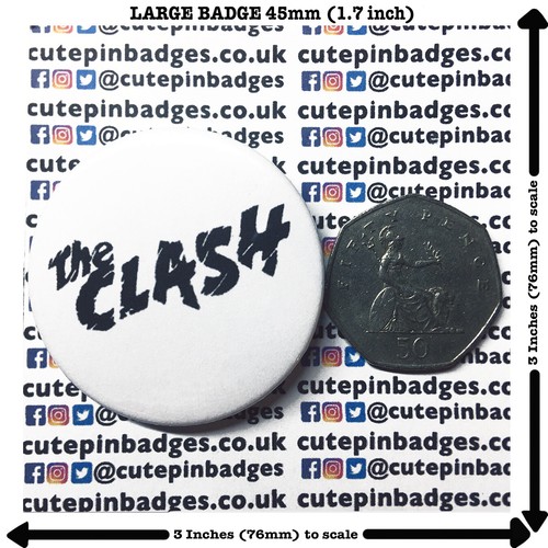 The clash badge sizes 25mm - the,