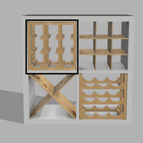 Handmade wooden wine - wooden,