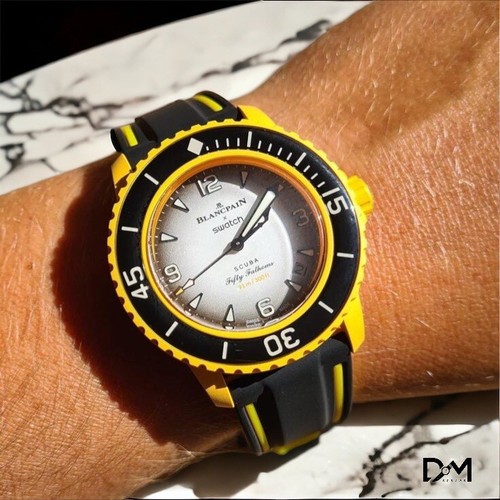 Blancpain swatch fifty - blancpain,