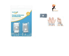 2x Anti-Nausea Wrist Bands for