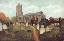 POSTCARD - ESSEX - ST MARYS CHURCH - PRITTLEWELL - SOUTHEND - POSTED 1907