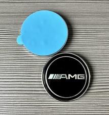 Mercedes Benz Amg 57mm Bonnet Badge Hood Emblem Sticker For Most Mercedes Car