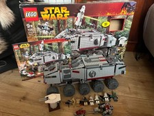 LEGO 7261 Star Wars Clone Turbo Tank 99% w/ Light-Up Mace Windu Instructions Box