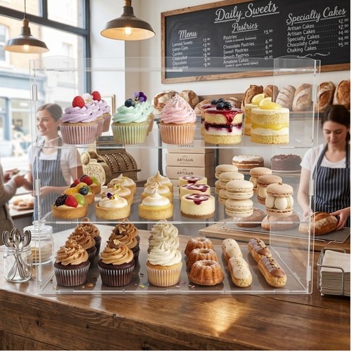 Tier acrylic bakery display - 3,