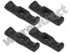 4X Large Turn Button Latch 2.5" 63mm Black Shed Spin Catch Rabbit Hutch Gate