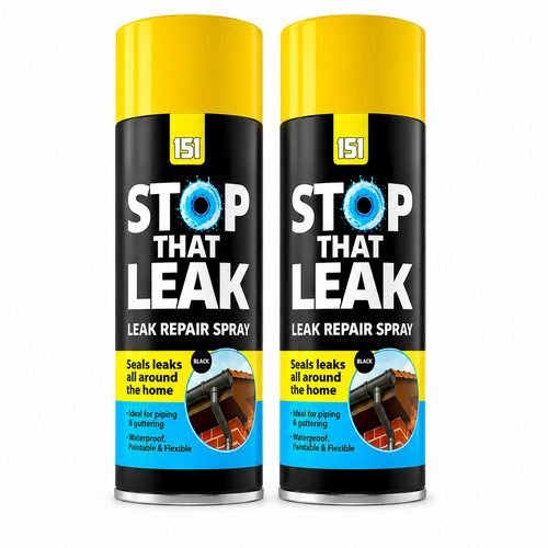 Black leak repair spray - x,
