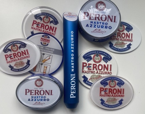 Peroni branding badges - branding,