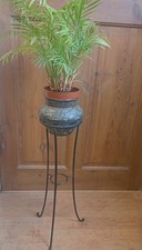 Wrought Iron Plant Pot Stand /