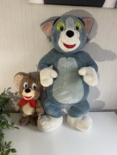 Warner Bros. Vintage Tom & Jerry Plush Toys  22in & 9in Excellent Condition.