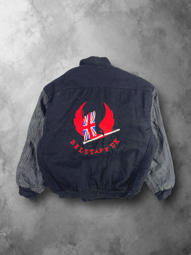 Black vintage belstaff bomber - vintage,