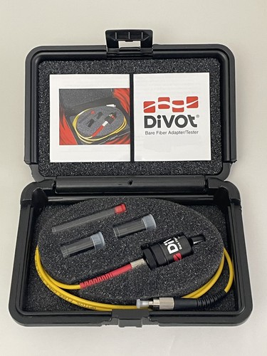 Divot fibre test adaptor - fibre,