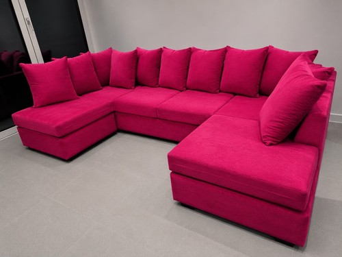 Seater shape sofa with - shape,