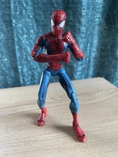 2003 Marvel Toy Biz Rare tab on back  Spider-Man 7" Figure
