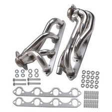 Fit Ford F150 F250 Bronco 88-96 5.8L V8 Shorty Stainless Exhaust Manifold Header