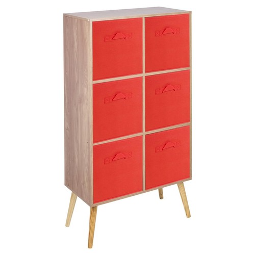 Cube wooden bookcase - 6,