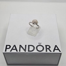 Genuine Pandora Ring Pink Enamel Rose Garden ALE 925 Size - 50 190905EN40