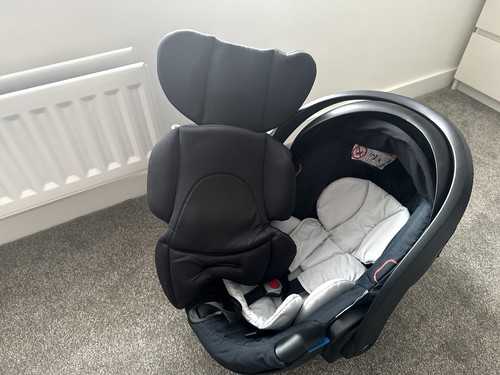 Black melange stokke - black,