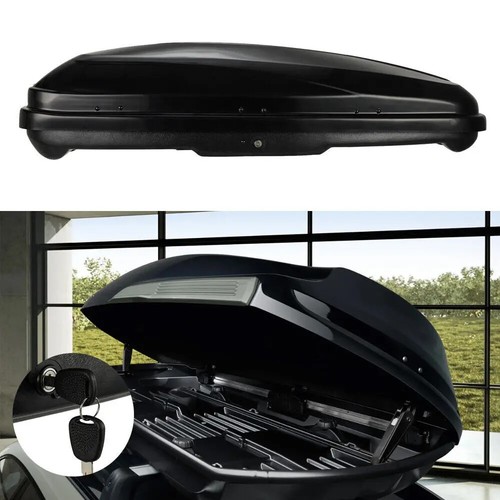 Car roof box gloss black - box,