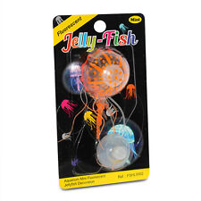 FSHL0002 Fluorescent Mini Jellyfish Aquarium Fish Tank Decoration Fish Safe