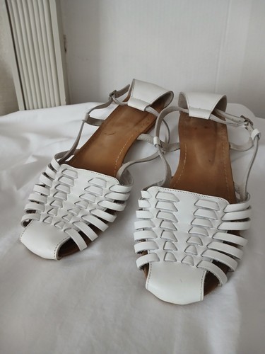 Asos white woven leather - asos,