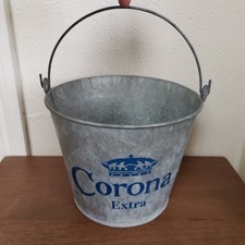 Corona Extra Metal Ice Bucket Made In Mexico