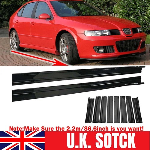 Gloss black side skirts - gloss,