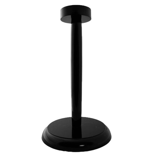 Black wooden helmet display - helmet,