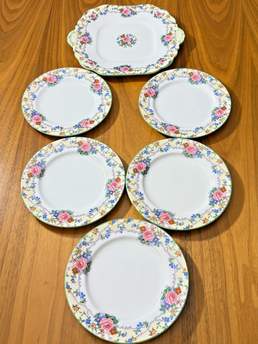 Aynsley bone china - bone, floral