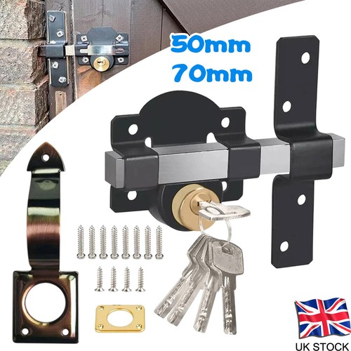 Gate lock with handle - with, garden
