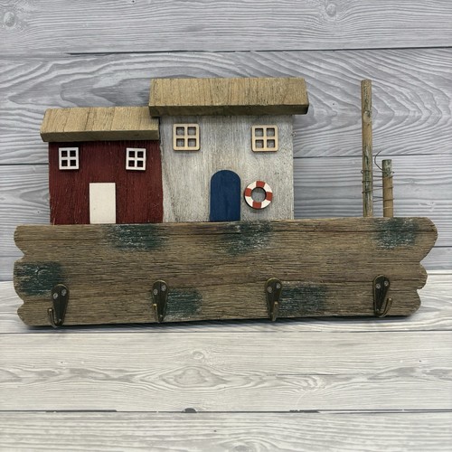 Rustic coastal wooden coat - coastal,