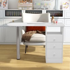 Manicure Nail Table w/3