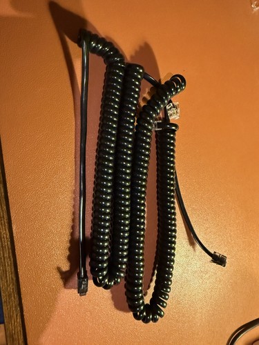 Telephone handset cable curly - telephone,