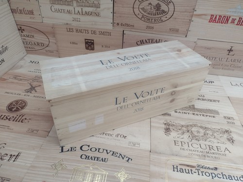 Wooden wine box crate - wooden,
