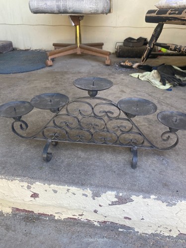 Vintage scroll wrought iron - , 5