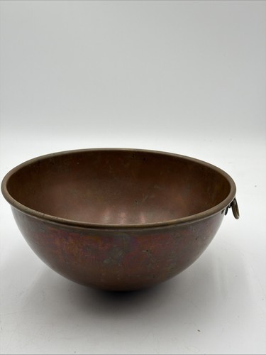 Vintage heavy copper - heavy, bowl